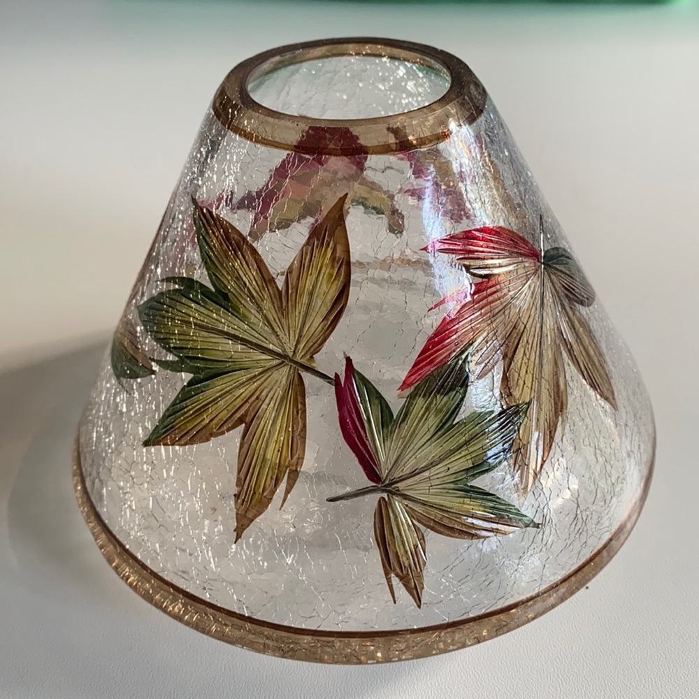 Yankee Candle Crackle Leaves Shade for Fall